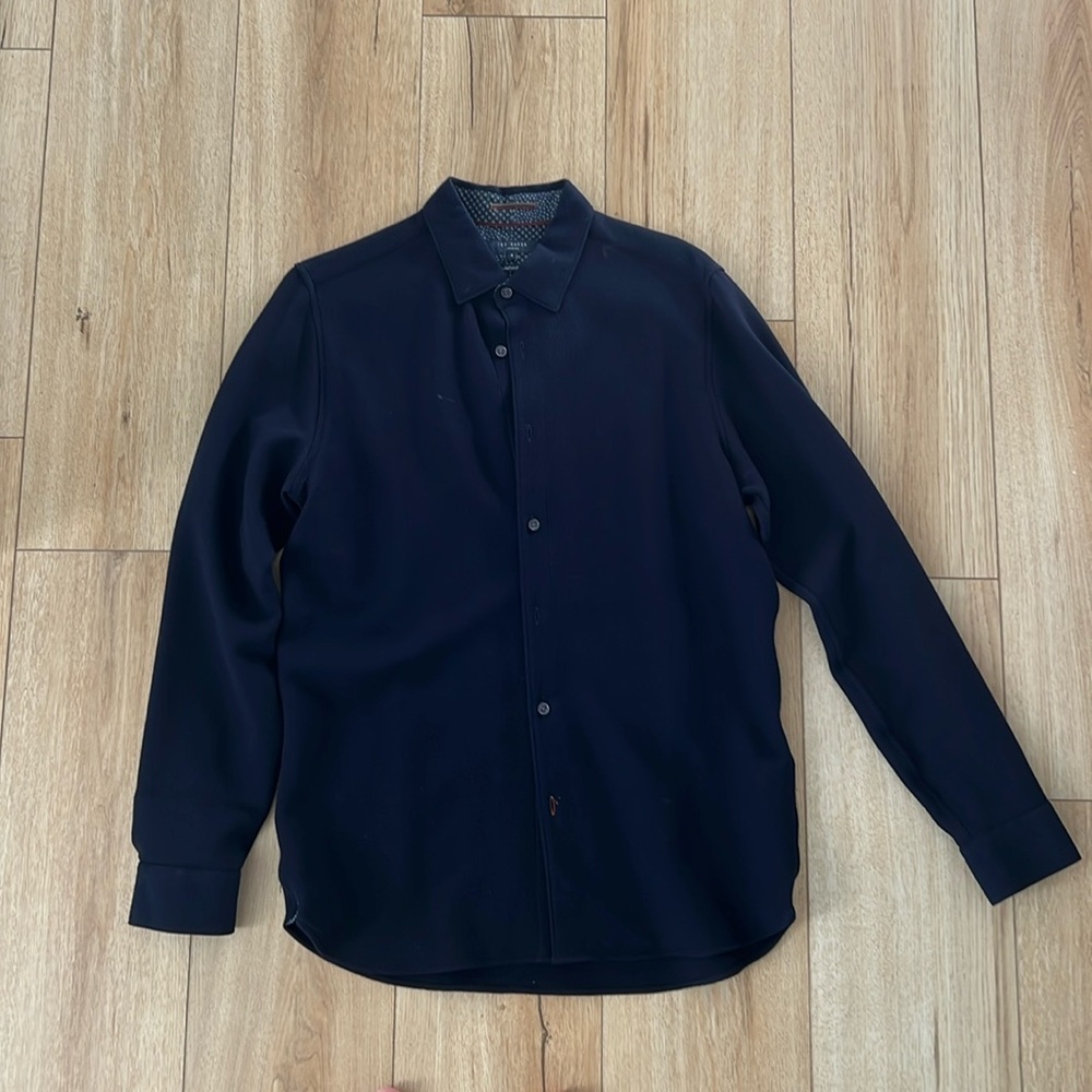 Men’s Ted Baker Waffle Button Down